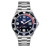 Ice-Watch - ICE steel Marine silver - Reloj blu para Hombre con Correa de metal - 015775 (Large)