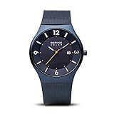 BERING Reloj Analógico para Hombre de Energía Solar con Correa en Acero Inoxidable 14440-393