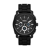Fossil Reloj Cronógrafo para Hombre de Cuarzo con Correa en Silicona FS4487