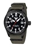 KHS Airleader KHS.AIRBS.NSGO - Reloj de pulsera para hombre, color negro y verde