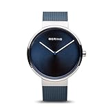 BERING Reloj Analógico para Unisex Adultos de Cuarzo con Correa en Acero Inoxidable 14539-307