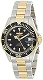 Invicta INVICTA-8927 Reloj Automatico Unisex 'correa de acero inoxidable' Negro/Plateado/Dorado