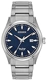 Citizen Reloj Análogo clásico para Hombre de Energía Solar con Correa en Titanio BM7360-82L
