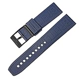 MODBAND Para Breitling Navitimer Avenger Pin Hebilla Correas de reloj de silicona Correa de reloj 22mm 24mm Correa colorida, 22mm, Agate