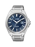 Citizen Reloj Analógico para Hombre de Cuarzo con Correa en Titanio BM6930-57M