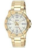 Casio MTP-VD01G-9EV Men's Enticer Gold Tone Stainless Steel Gold Dial Casual Analog Sporty Watch