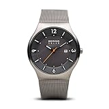 BERING Reloj Analógico para Hombre de Energía Solar con Correa en Acero Inoxidable 14440-077
