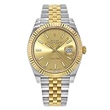 Rolex Oyster Perpetual Datejust Jubilee champán índice