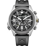 CITIZEN Promaster JV1007-07E Eco-Drive - Reloj solar analógico y digital para hombre con correa de silicona, Deportes
