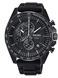 Seiko Reloj Cronografo para Hombre de Cuarzo con Correa en Silicona SSB327P1