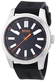 Boss Orange Big Up 1512936 - Reloj analógico de Cuarzo para Hombre, Correa de Silicona Color Negro