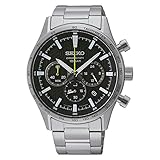 Seiko Reloj Analógico para Hombres de Cuarzo con Correa en Acero Inoxidable SSB413P1