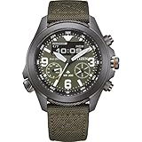 Citizen Reloj Análogico-Digital para Hombre de Cuarzo con Correa en Tela JV1005-02W