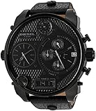 Diesel DZ7193 - Reloj de Cuarzo para Hombre con Correa de Piel, Color Negro