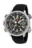 Citizen Promaster Land - Altichron - Reloj de Cuarzo para Hombre, con Correa de Goma, Color Negro