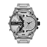 Reloj cronógrafo para hombre Mr.Daddy Diesel, caja de 57 mm, reloj de acero inoxidable