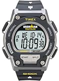 Timex T5K1959J - Reloj digital con correa de resina para hombre, color gris/negro