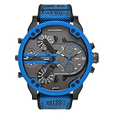 Diesel Reloj Término análogo para Hombres de Cuarzo con Correa en Nailon DZ7434