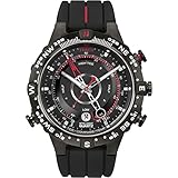 Timex Intelligent Quartz - Reloj análogico para Hombre de cuarzo con correa de silicona, color Negro