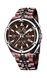 Festina edición Limitada Chrono Bike 2015 – Reloj de Cuarzo para Hombre con cronógrafo para Hombre (Mecanismo de Cuarzo, Esfera marrón y marrón Acero Inoxidable Pulsera F16883/1
