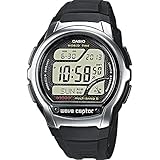 Casio WAVE CEPTOR Reloj Radiocontrolado, Negro, para Hombre, con Correa de Resina, WV-58E-1AVEG