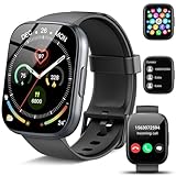 Reloj Inteligente Hombre Mujer, 1.95' Smartwatch con Llamadas Bluetooth Notificación, 110+ Modos Deportivos Pulsera Actividad con Pulsómetro/Podómetro/Monitor Sueño, Impermeable IP68 para Android iOS