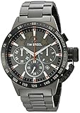 Tw Steel Reloj analogico para Unisex de Cuarzo con Correa en Acero Inoxidable TW313